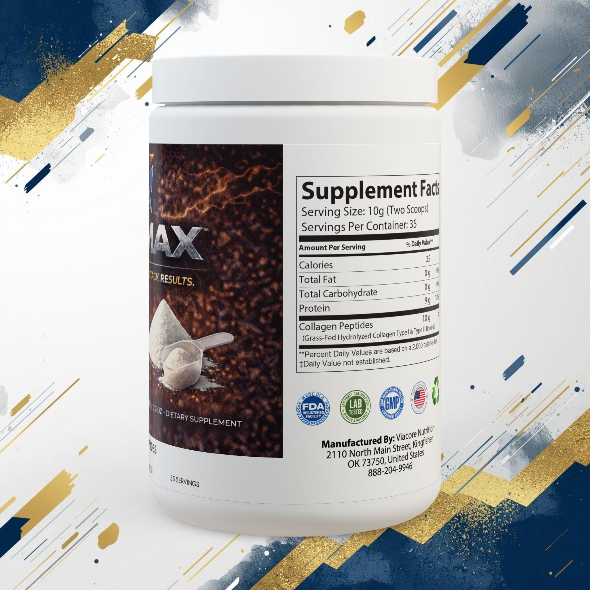 Collagen Peptides Type I & III Supplement