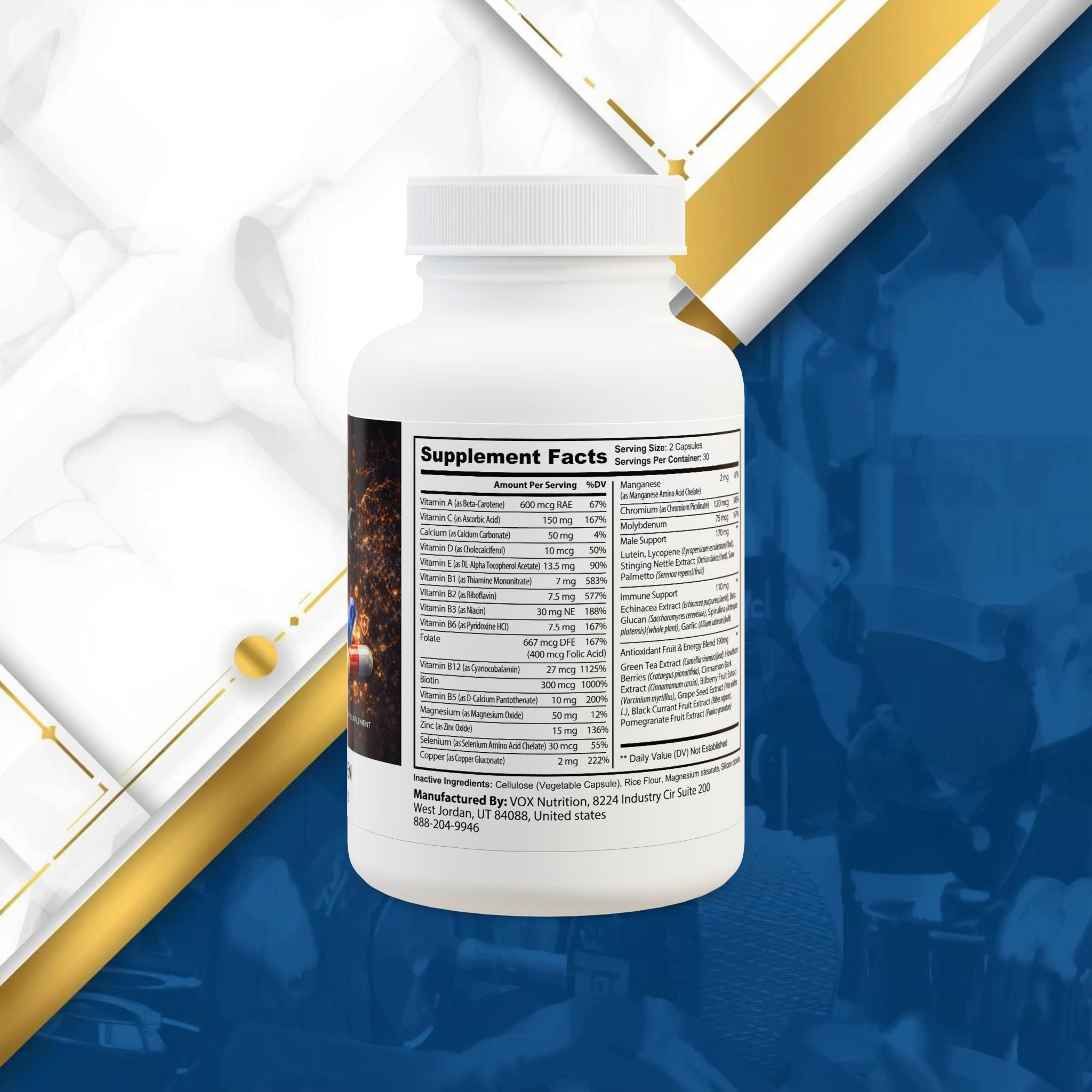 Multivitamin for Men Supplement