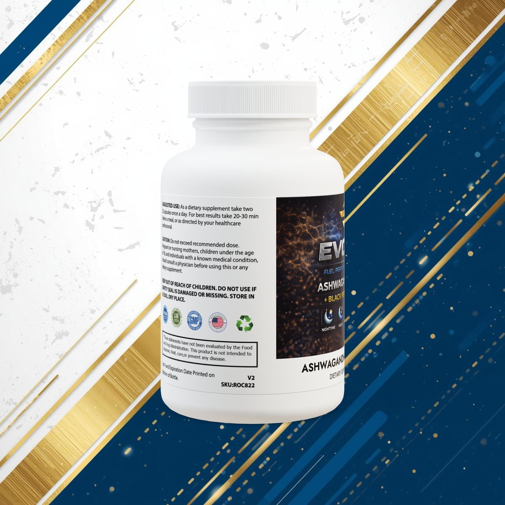 Ashwagandha and Black Pepper Supplement