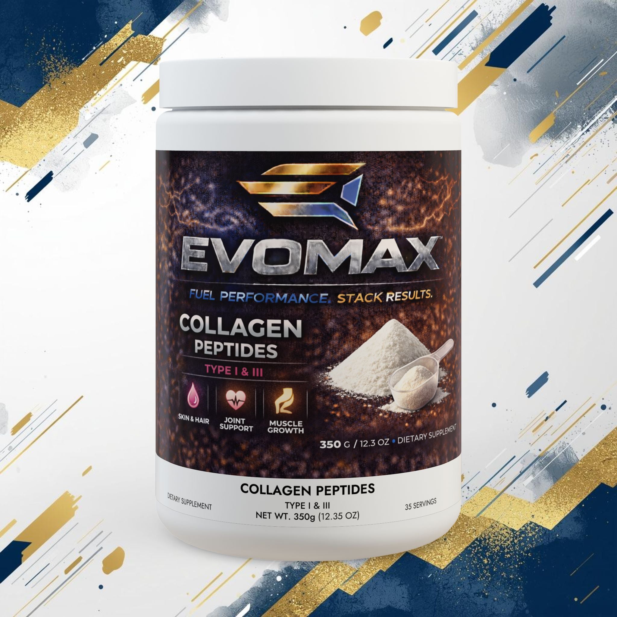 Collagen Peptides Type I & III Supplement