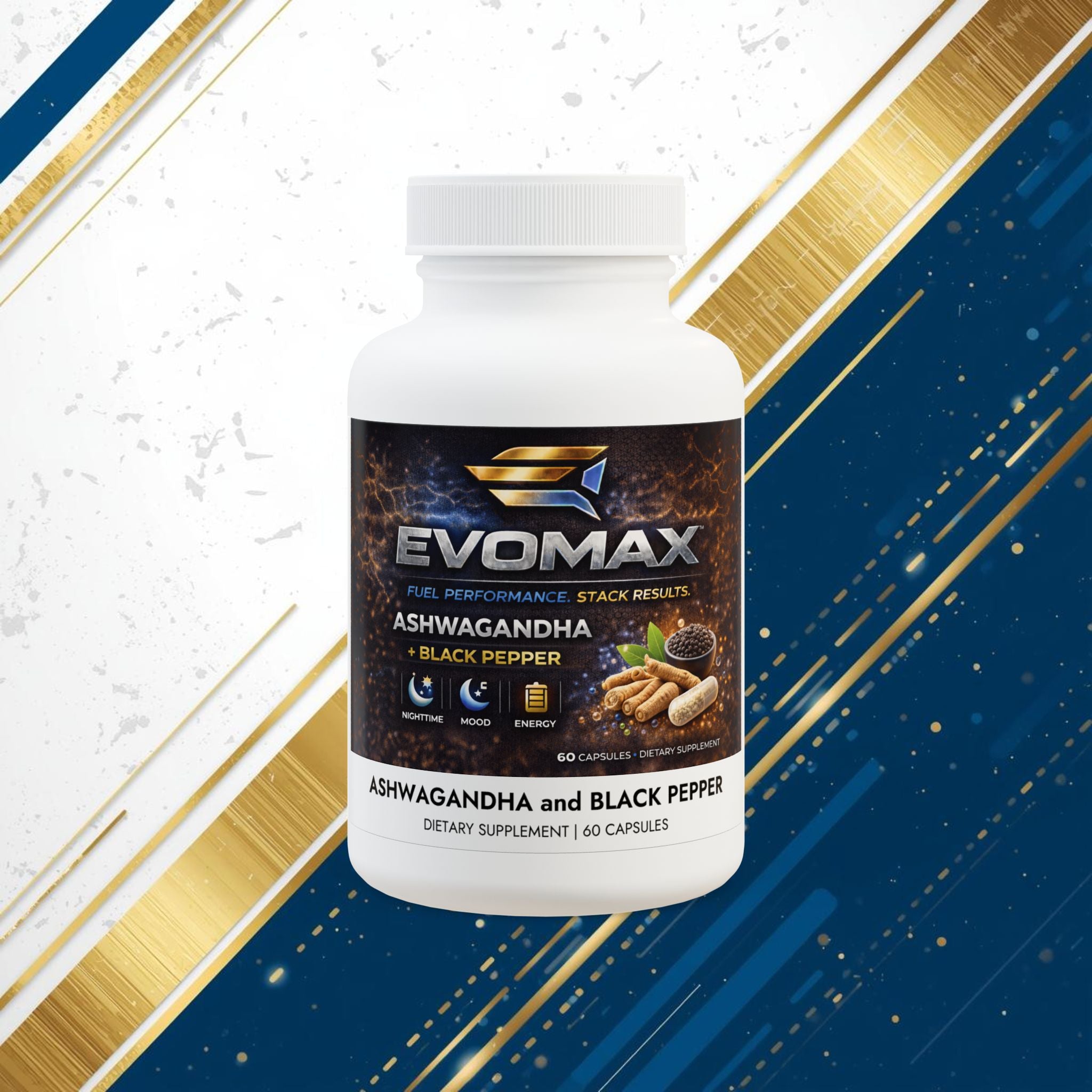 Ashwagandha and Black Pepper Supplement