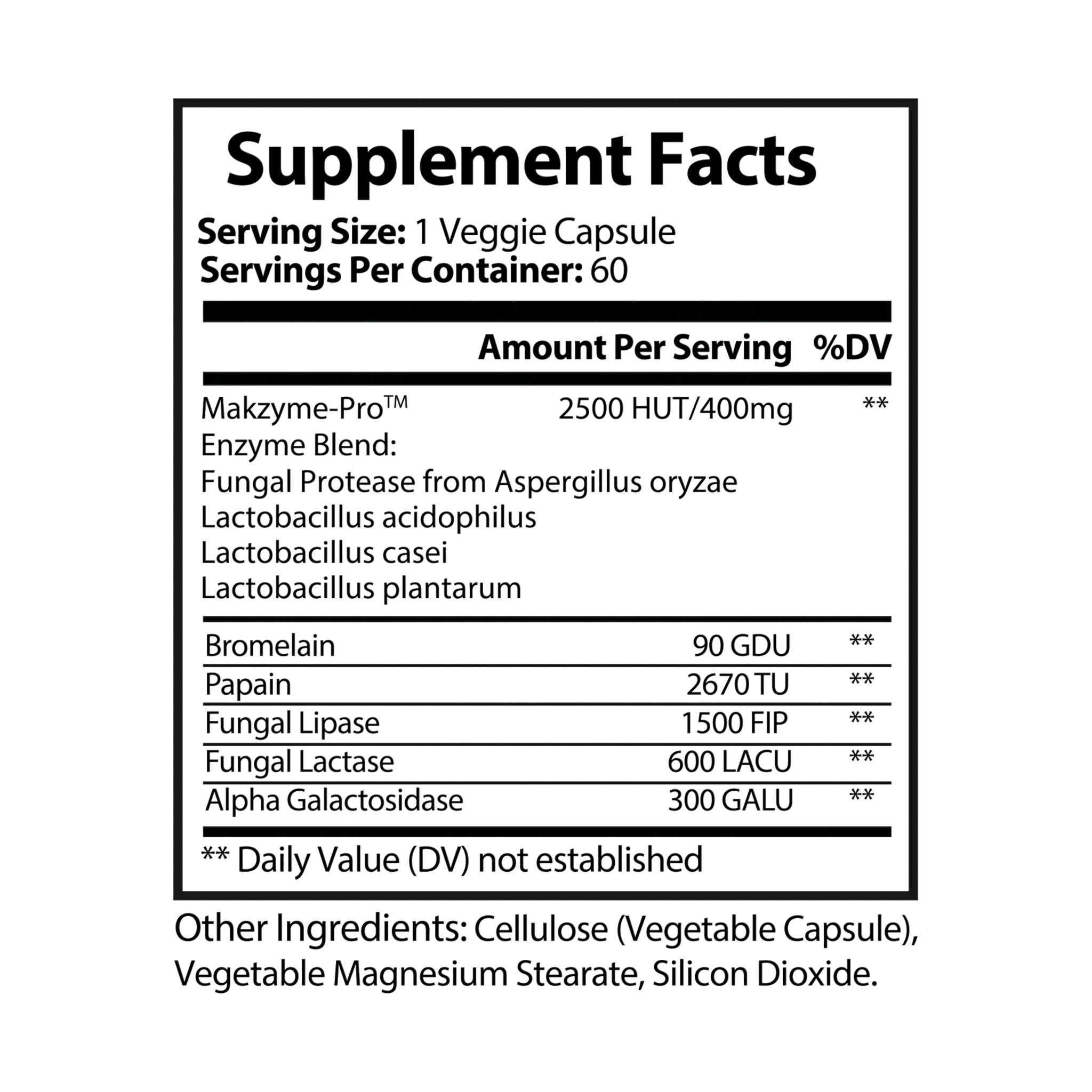 Digestive Enzyme Blend Supplement
