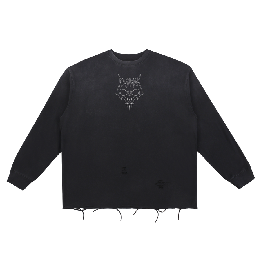 Skull Snow Wash Long Sleeve