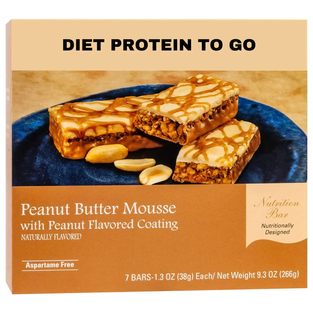 DPTG - Gourmet High Protein Snack Bar High Protein Low Calorie Low Carb Snack Pack Aspartame Free Bariatric Friendly Ideal Protein Compatible (Peanut Butter Mousse)