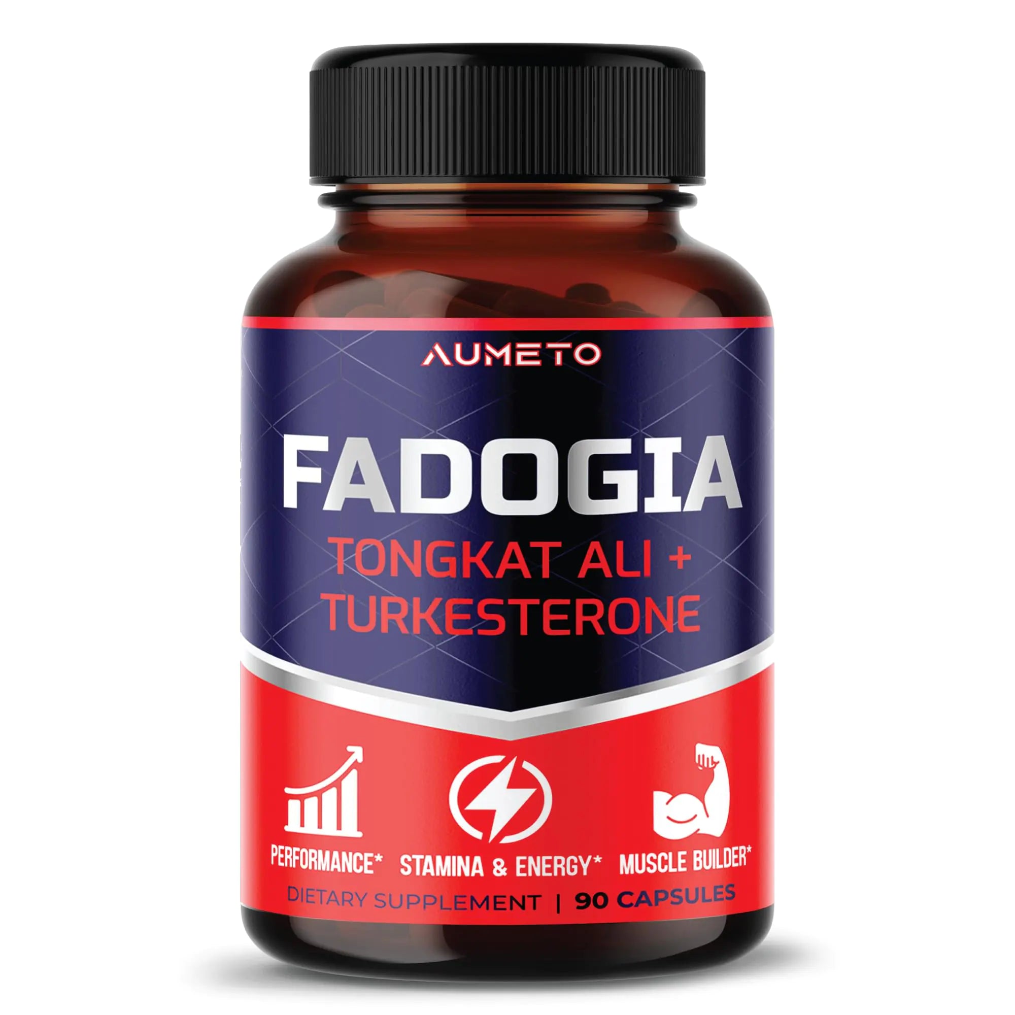 Fadogia Agrestis Supplement with Turkesterone Tongkat Ali Maca Root Panax Ginseng VIT D3 - Male Energy Strength and Memory Support
