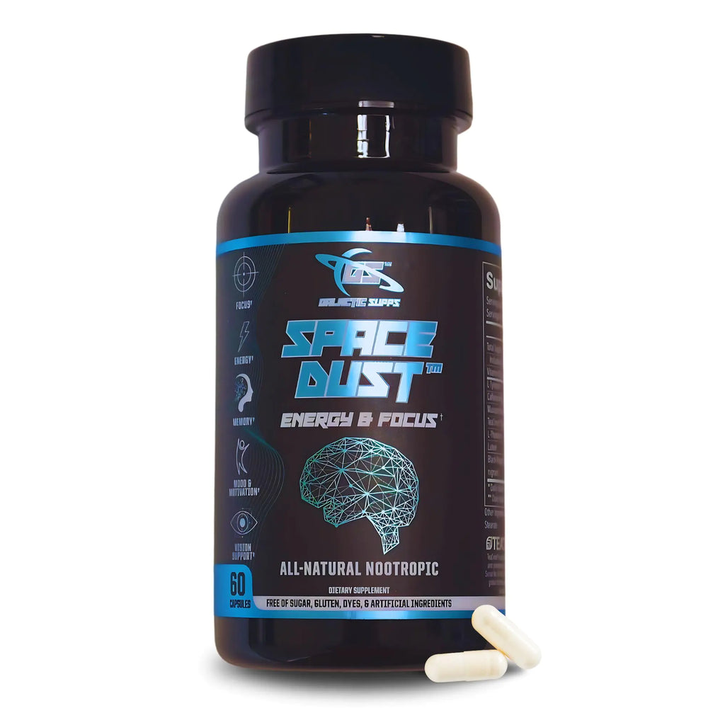 Natural Nootropic Brain Supplement for Memory and Focus - Brain Fog Supplement for Men and Women Memory Supplement for Seniors - All Day Brain Energy Increased Reaction Times & Eye Health for Gamers